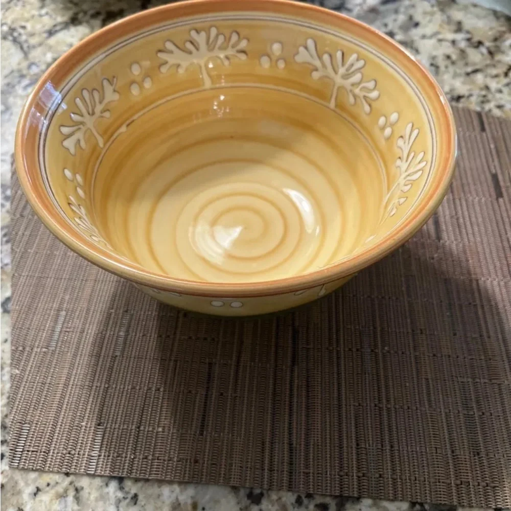 Mougins France pottery bowl.  Unique find